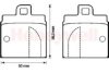 BENDIX 571806B Brake Pad Set, disc brake